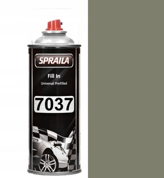 RAL 7037 GRUNTOEMALIA ALKIDOWA 2w1 POŁYSK FARBA SPRAY 400ML
