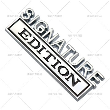 Логотип автомобильного металлического листа SIGNATURE ED
