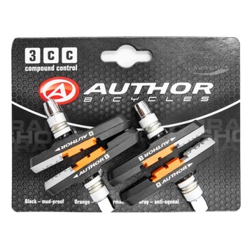 Авторские колодки ABS-3CC для V-Brake MTB - 2 ПАРЫ