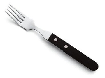 AMFA CUTLERY 7000 СТЕЙК ПИЦЦА ВИЛКА ЧЕРНЫЙ СТЕЙК ГРИЛЬ