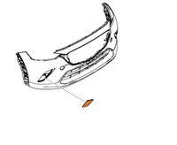 фото thumb №10, Заглушка бампера перед права mazda cx-3 dk 2015-2018 оригінал