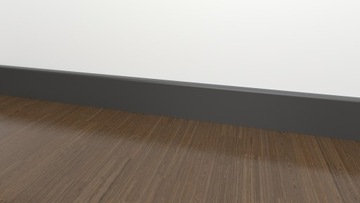 Listwa Przypodłogowa Antracyt Grafit 8cm- 80mm MDF