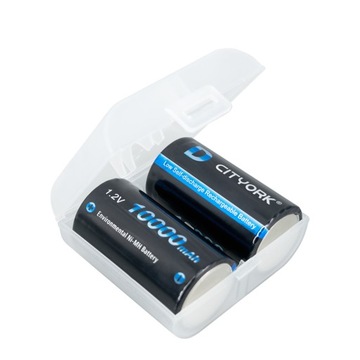 Аккумулятор NIMH 4CS 1,2 В 10 000 мАч D, размер LR20, с зарядным устройством