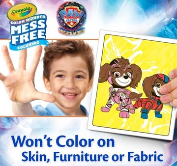Набор раскрасок Crayola без маркировки с волшебными маркерами Paw Patrol