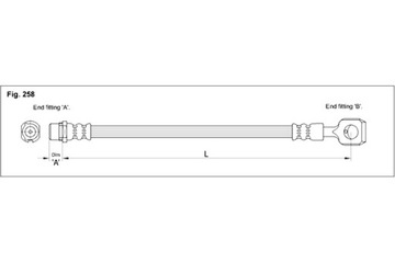 фото thumb №2, Шланг гальмівний opel vectra c signum 04.02 зад starline