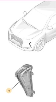 Купить Citroen ds3 crossback led бампера перед левый drl оригинальный номер 9820841380, фото thumb