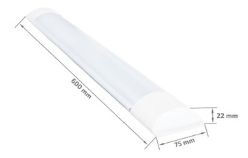 4x PANEL LED SLIM NATYNKOWY 18W PLAFON LAMPA 3000K