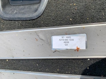 фото thumb №7, Планка накладка порогова w216 amg 63amg комплект