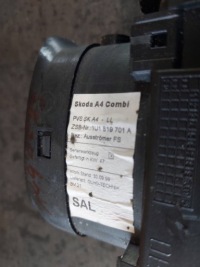 Левая решётка обдув панели приборной панели skoda octavia mk1 1u 1u1819701a Недорого, фото thumb