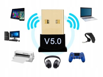 ADAPTER BLUETOOTH DONGLE 5.0 HIGH USB SPEED SZYBKI