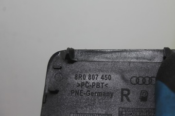 фото thumb №4, Заглушка фаркоп правая бампер зад 8r0807450 audi