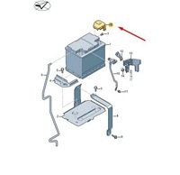 фото thumb №1, Audi q3 f3 крышка аккумулятор 5qf971813