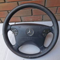 фото thumb №8, Руль + подушка mercedes w210 кожа multifunk
