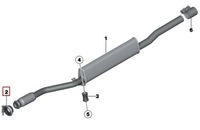 фото thumb №6, Супорт клапана випускний bmw mini r56 r55 r57 оригінальний 18302756351