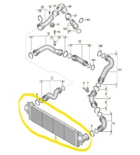 Радиатор интеркулер vw transporter t5 2,0 tdi Доставка, фото thumb