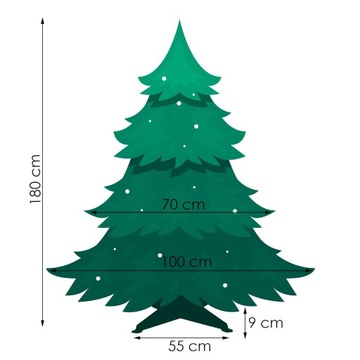 CHOINKA SZTUCZNA ŚWIERK KAUKASKI PREMIUM 180 cm