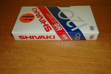 КАССЕТА VHS SHIVAKI 120 мин ЗАПЕЧАТАННАЯ + 30 мин