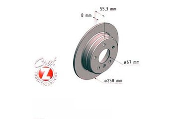 фото thumb №2, Диски гальмівні 2szt mercedes vaneo 02-05 зад zim