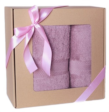 GRENO Komplet Ręczników EGYPTIAN COTTON lawenda 50x90 i 70x140