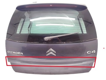 фото thumb №5, Citroen c4 grand picasso i крышка багажника зад откидная стекло kenc