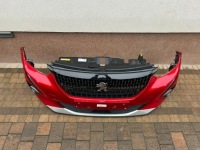 Peugeot 2008 2 бампер перед 6 с pdc на фонари full светодиоды evh бордовые 2019- Оригинал, фото thumb