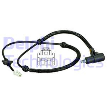 фото thumb №2, Датчик швидкості обертальної колеса delphi ss20517