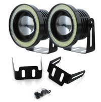 Купити Світло до рух dziennej круглі 89 mm 2w1 cob 6000 k 12 v, фото thumb