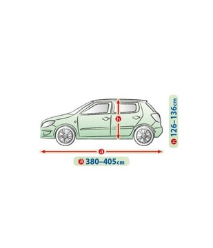 Тентовый защитный чехол для автомобиля VOLKSWAGEN POLO HTB IV V (2002-)