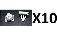 фото thumb №1, Клипса штифт планки порога крыльев подкрылки opel ampera crossland karl mokka