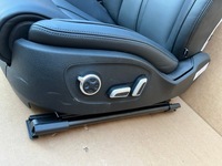 фото thumb №16, Audi a7 a6 c7 4g lift чёрные сиденья komfortowe обшивки комплект 50km