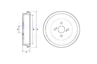 фото thumb №2, Барабани гальмівні 2szt. зад toyota ractis yaris 1.3 1.5 09.05- delphi