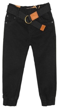 joggery SPODNIE wizytowe A81 DYNAMIC 12Y czarny