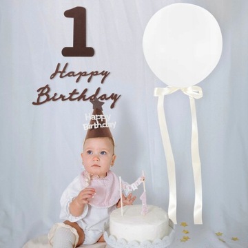Balony Happy Birthday Party Prosta dekoracja