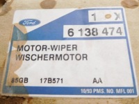 фото thumb №9, Двигун двірник перед ford fiesta 1989-1996 oem номер 6138474