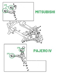 фото thumb №10, Mitsubishi pajero iv полиуретановые втулки втулки перед kpl