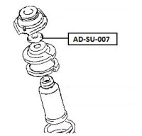 фото thumb №3, Подшипник амортизатора suzuki wagon r+ 04- opel agila 04- перед