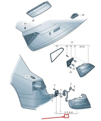 фото thumb №2, Audi a4 b8 rear left задній ліхтар 8k5945095ac