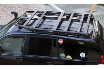 Багажник на крышу Toyota LC120 с рейлингами More4x4