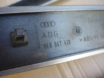 фото thumb №13, Декори планки audi a4 b6 b7 сріблястий комплект eu