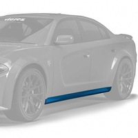 фото thumb №1, Накладки порогові пороги - kpl. dodge charger 2015-2023 widebody