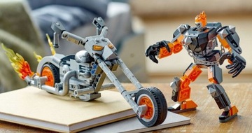 LEGO Marvel Призрачный гонщик — Механ и мотоцикл 76245