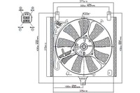 фото thumb №2, Nis85385 вентилятор радиатор з корпус suzuki i