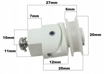 Ролик колесный для кабин Ява, Aqua 20мм Aquaform Shower Star