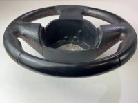 фото thumb №14, Воздуховод кожаный skoda fabia ii monte carlo czerwona нитка