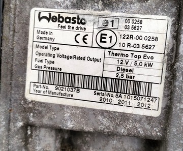 фото thumb №14, Обігрів стояночний вебасто термо top citroen c5 iii x7 дизель 9021037b