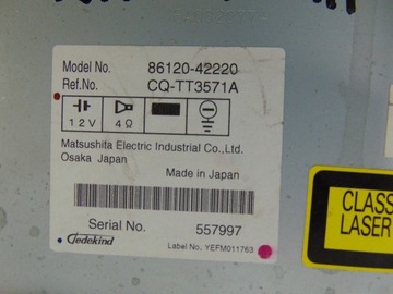 фото thumb №12, Радіо заводські toyota rav4 iii 86120-42220 модулі pz409-00292-01 комплектні