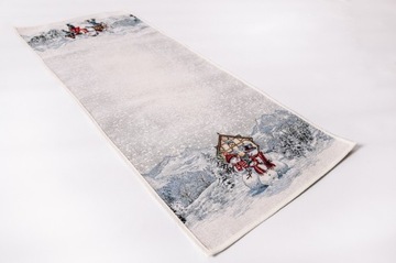 40x100 cm Bieżnik z bałwankami gobelinowy świąteczny RÓŻNE WZORY świąteczne