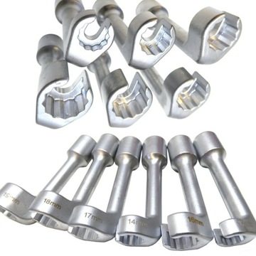 ТОРЦЕВЫЕ КЛЮЧИ С ПОЛУОТКРЫТЫМ НАКОЛЬЦОМ ДЛЯ ТРУБ ИНЖЕКТОРОВ 1/2'' 12-19MM