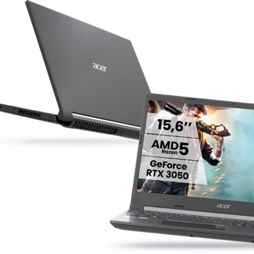 ИГРОВОЙ НОУТБУК ACER ASPIRE 7, 15,6-дюймовый твердотельный накопитель FullHD, 16/32 ГБ, GeForce RTX 3050