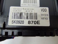 Панель приладова панель vw golf vi 2.0 tdi автоматична коробка передач 5k0920870e європа Ціна, фото thumb